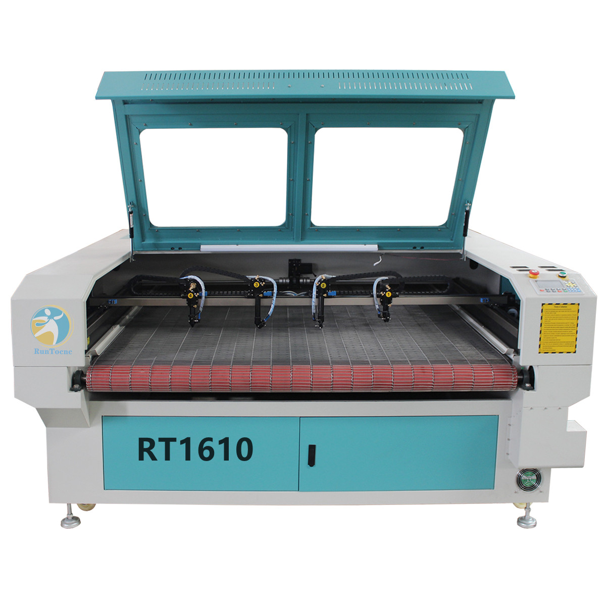 1610 large area 4 heads co2 laser engraving machine