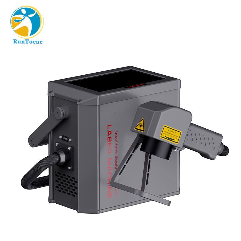 RunTocnc Portable Handheld Metal Barcode Production Date Laser Marking Machine Professional High Efficiency Laser Marking Machine Price